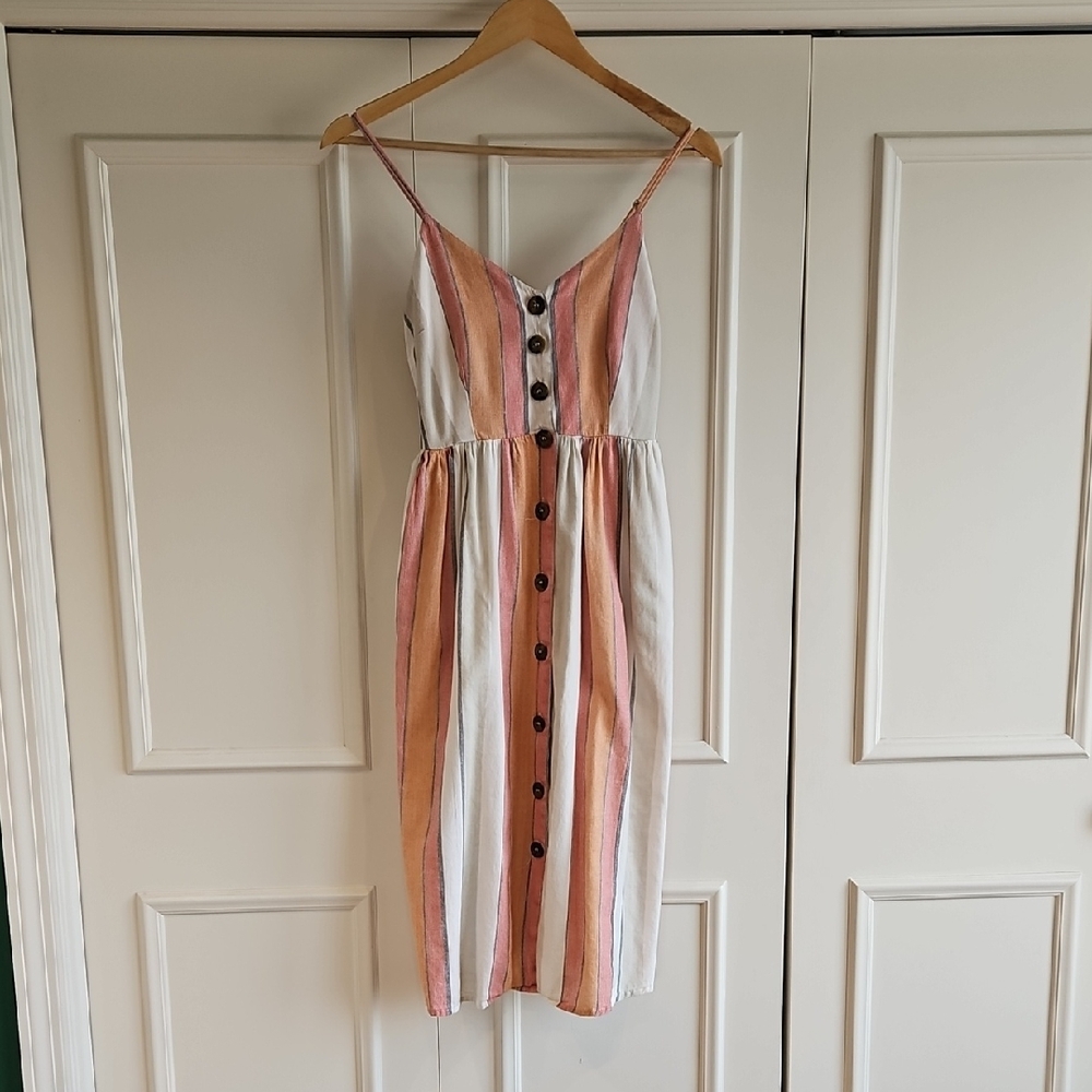 Striped Midi Sun Dress